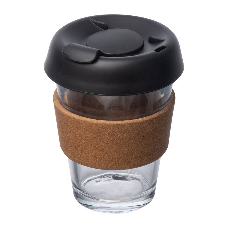 Boroszilikált üvegbögre, 350 ml
